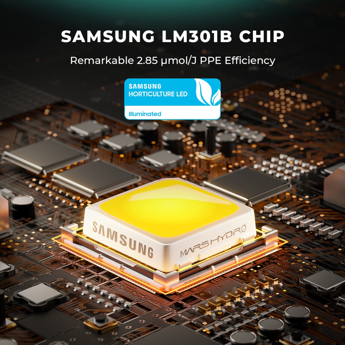 Best Chip - Mars Hydro FC6500 Samsung LM301B LED Grow Light for 5x5 Grow Tent