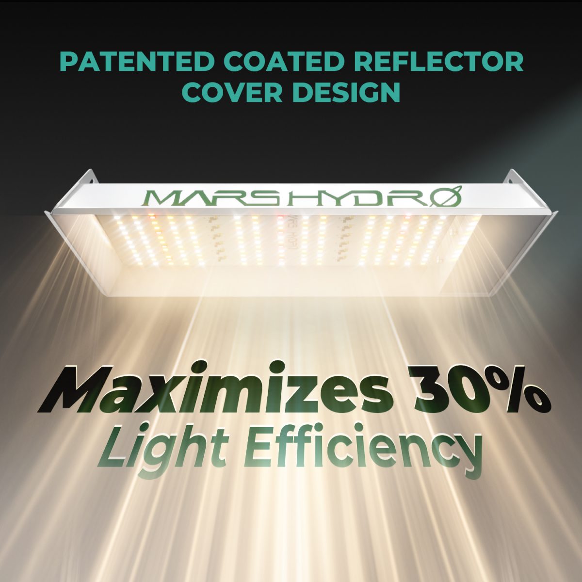 Mars Hydro TS600 PATENTED COATED REFLECTOR COVER DESIGN