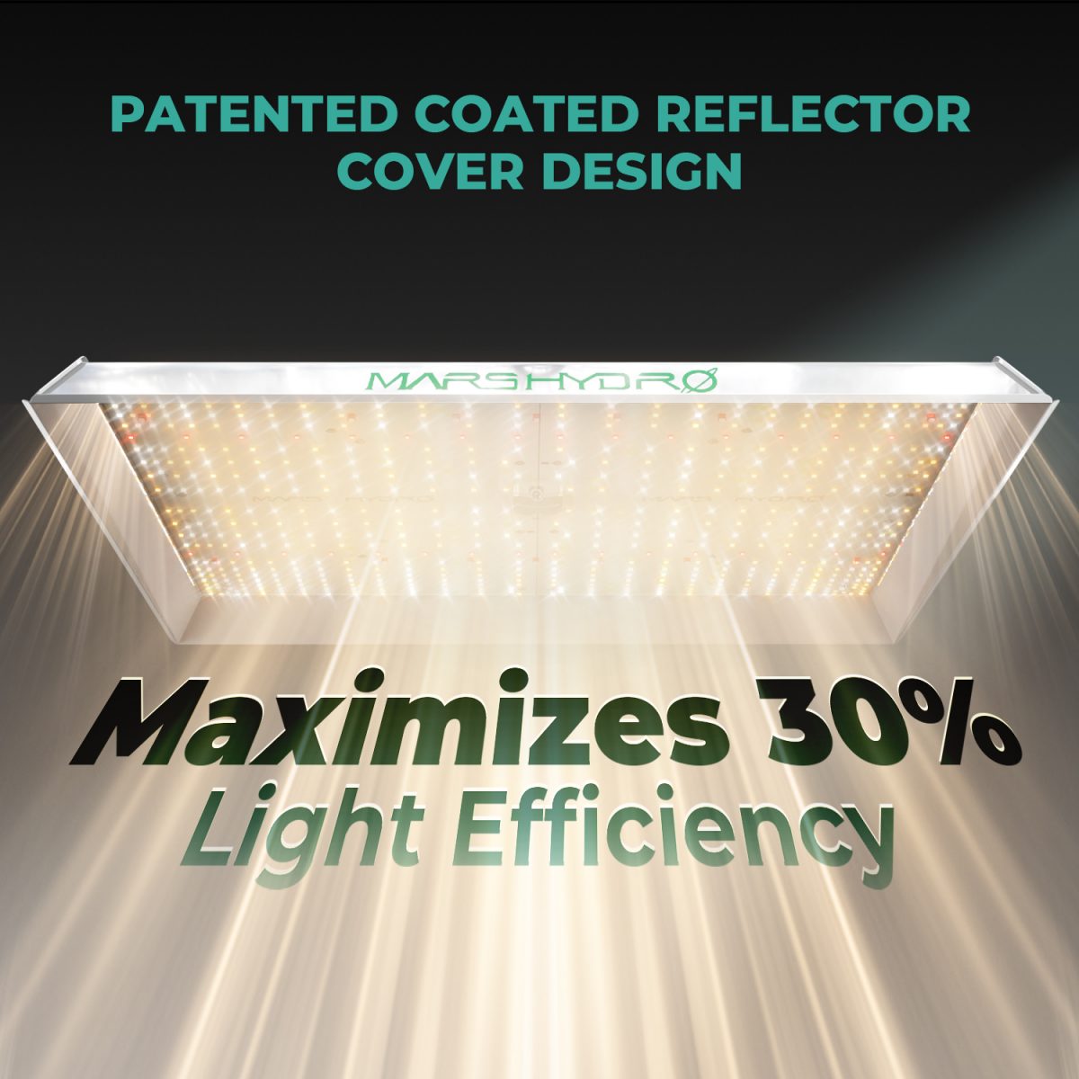 Mars Hydro TSW2000 PATENTED COATED REFLECTOR COVER DESIGN