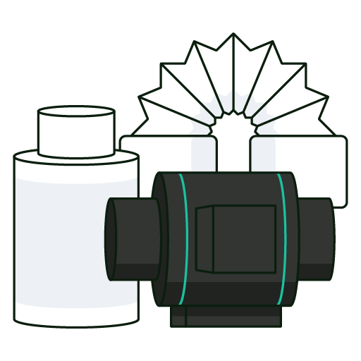 Inline Duct Fan & Filter Combo