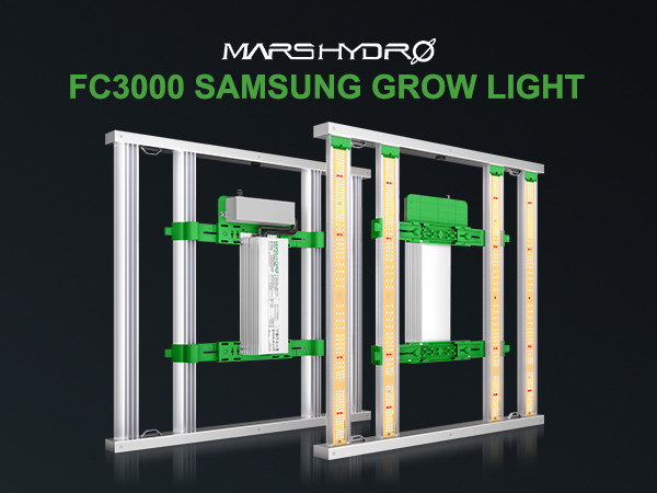 Mars Hydro FC3000 300W Samsung LM301B LED Grow Light Smart Control