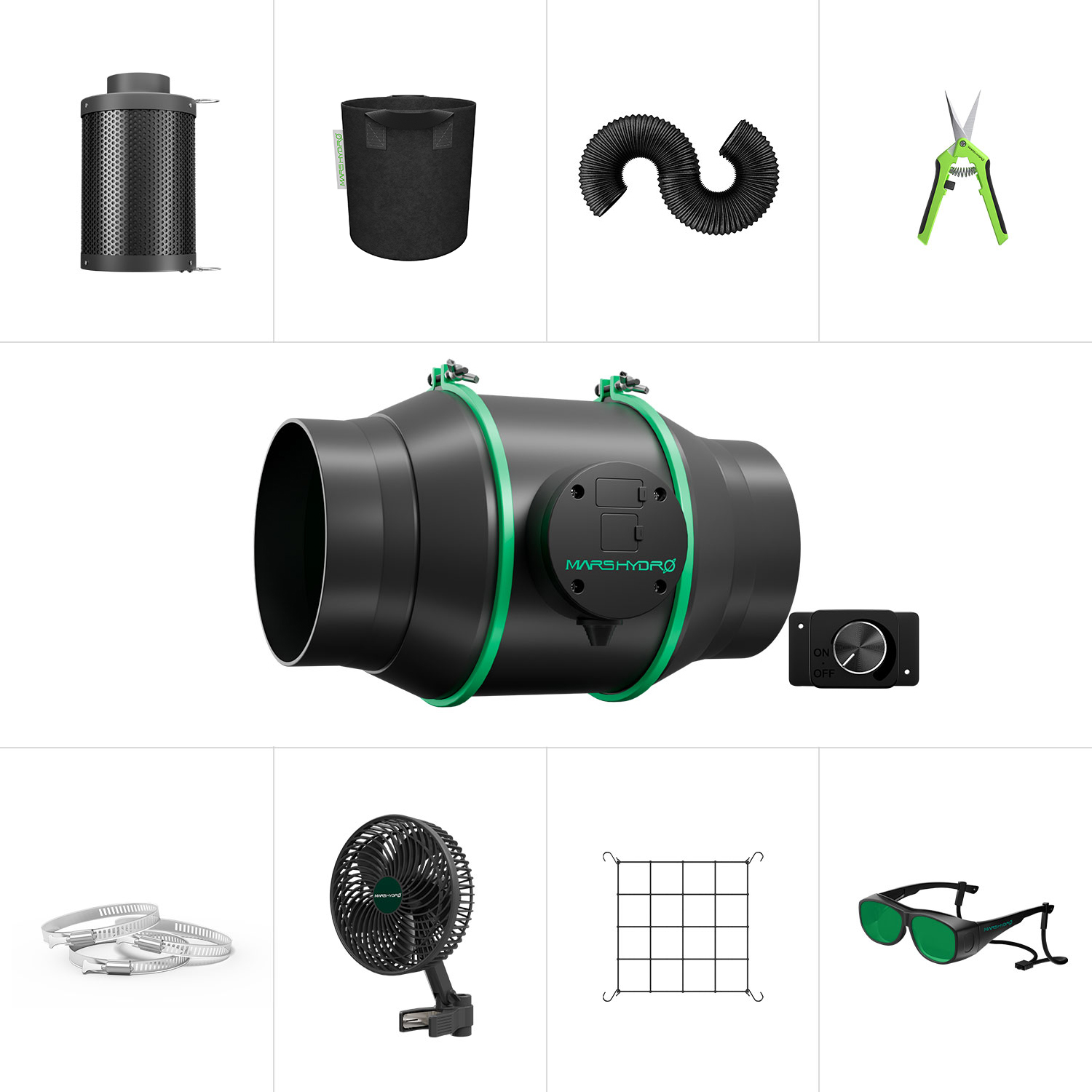 6inch inline fan kits