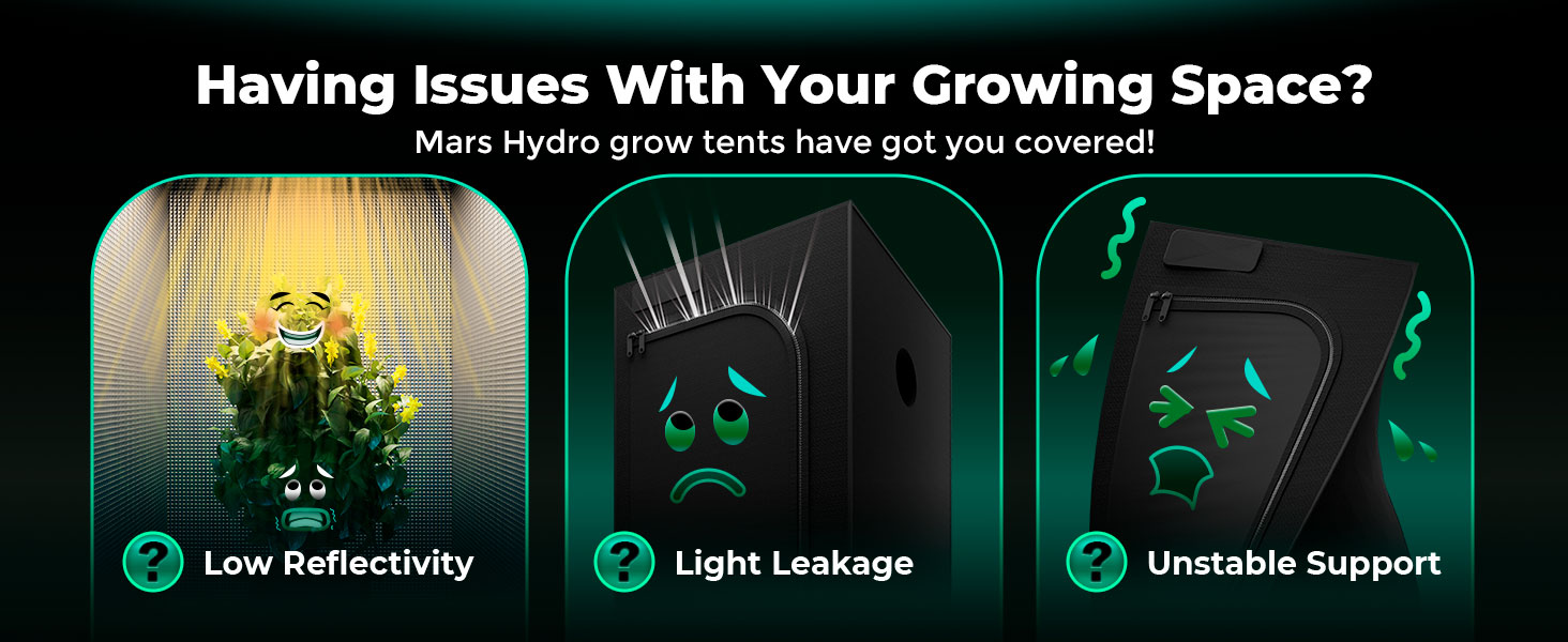 mars hydro grow tent solves your issues with growing space