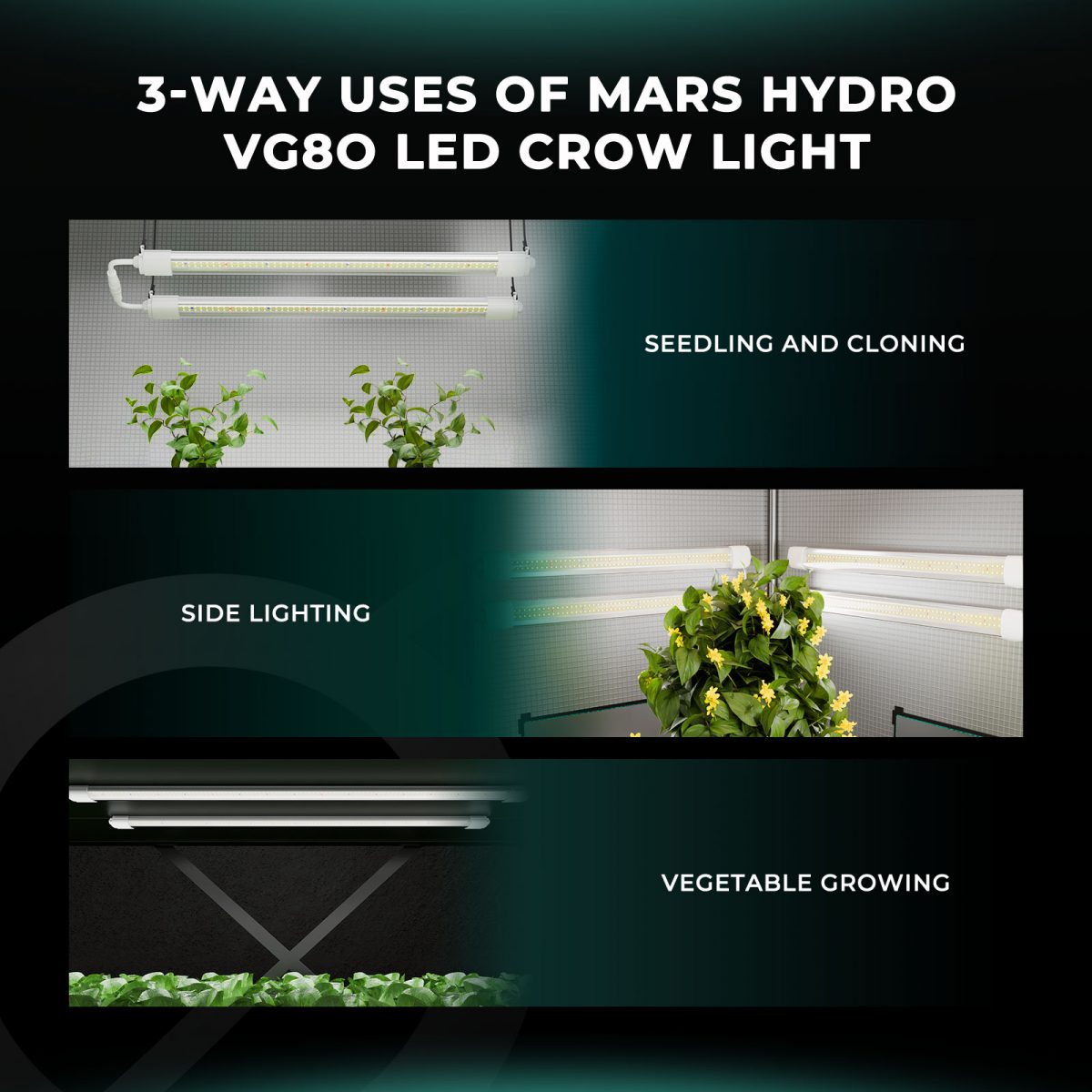 Mars hydro VG80 3-WAY-USES