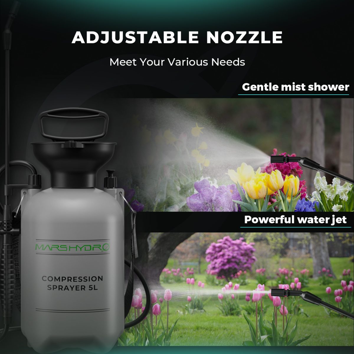 Adjustable Nozzle To Meet a Variety of Needs