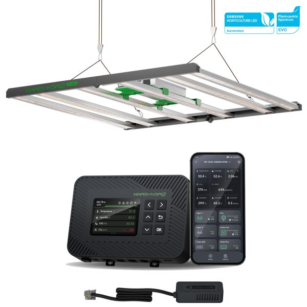 Mars Hydro FC 4800 480WSamsung LM301H EVO Full Spectrum LED Grow Lights with iControl Controller