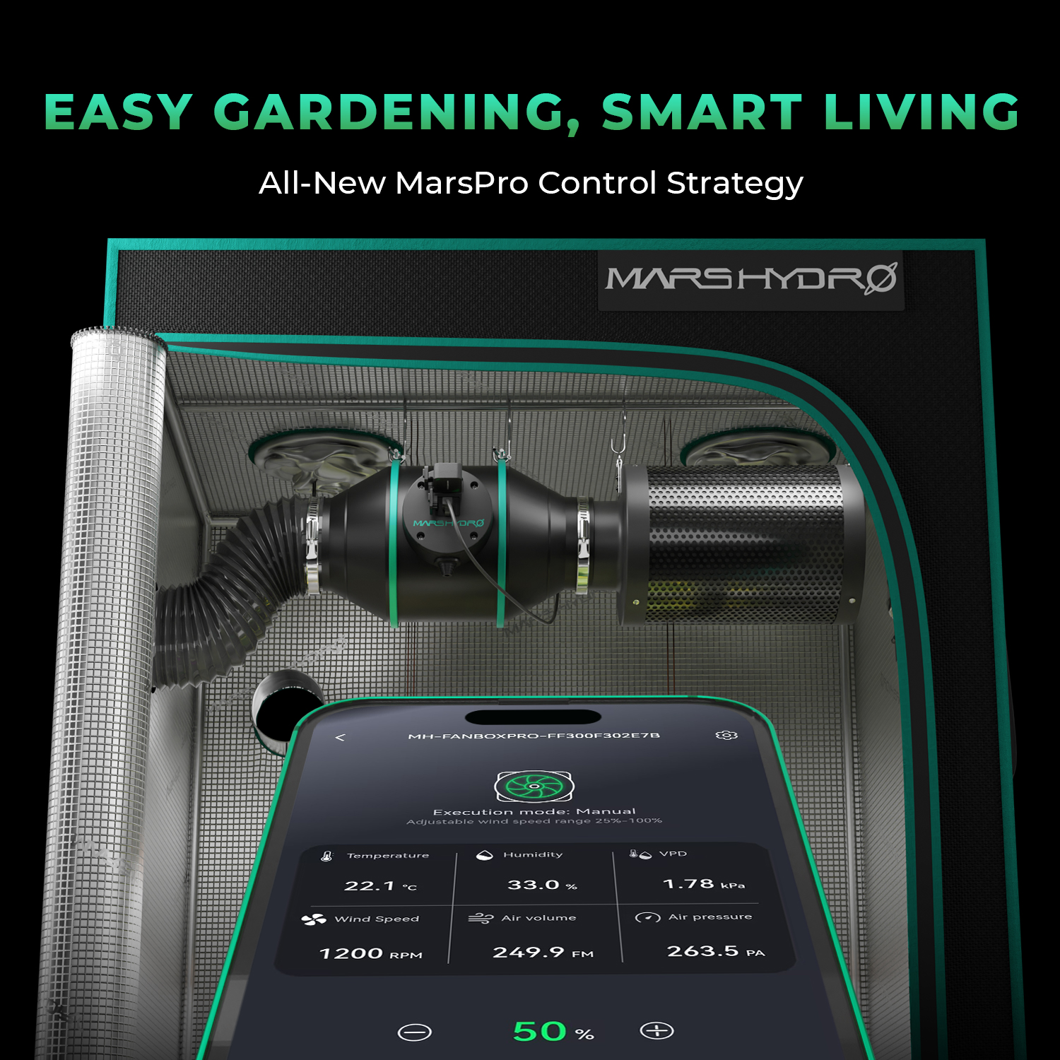 IFRESH-samrt fan with tent IFRESH-samrt fan with tent